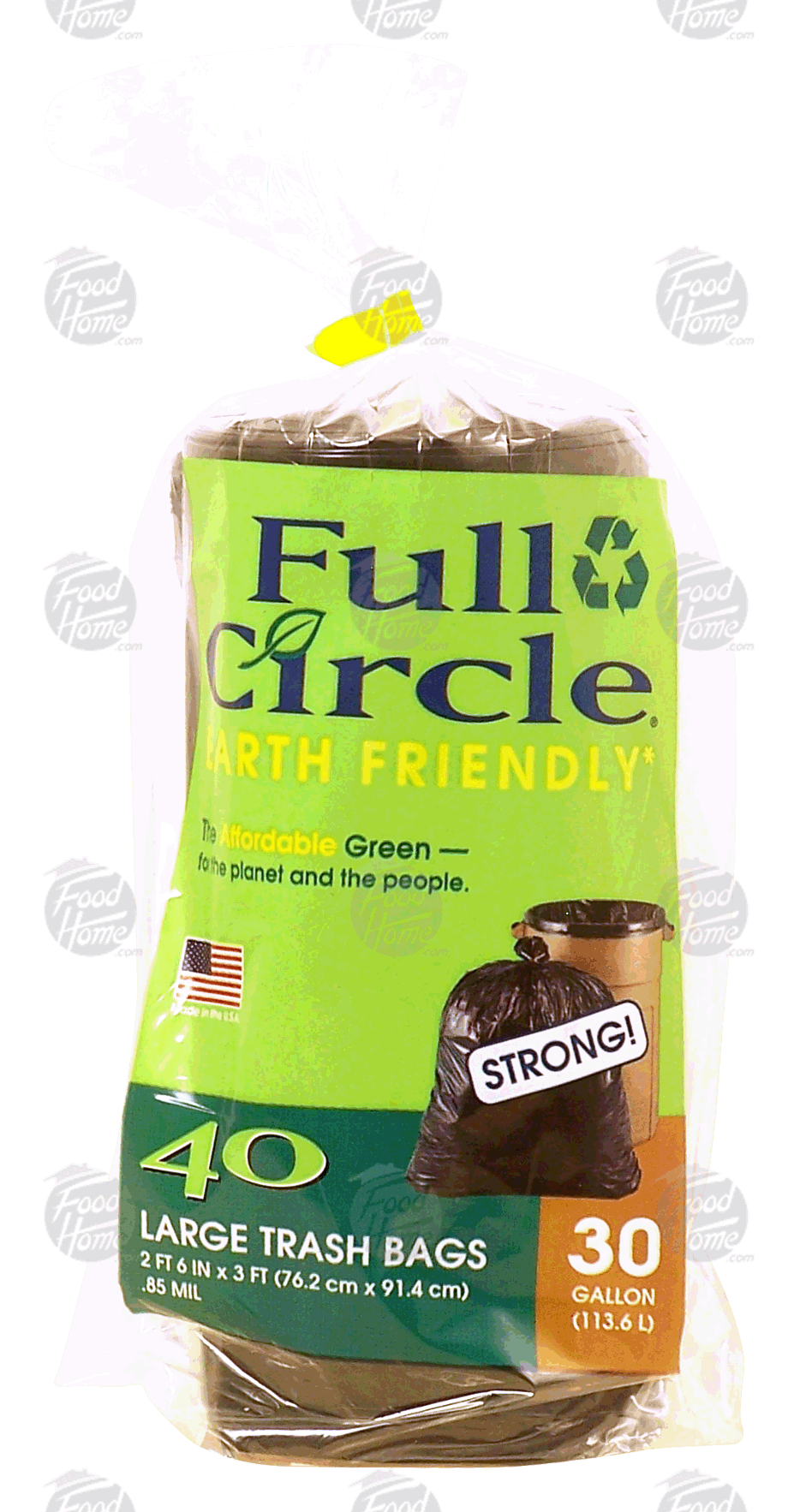 Full Circle  large trash bags, 30 gallon capacity Full-Size Picture